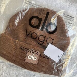 ALO Yoga Chestnut Knit Beanie